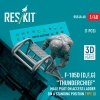 RESKIT RSF48-0068 F-105 (D,F,G) Thunderchief male pilot on access ladder (in a standing position - type 3) (1 pcs) (3D Printed) 1/48